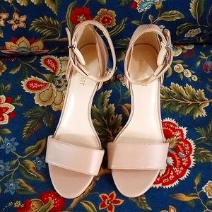 Nine West Nude Simple Strap Heels!*